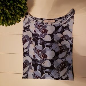 Loft flower print top